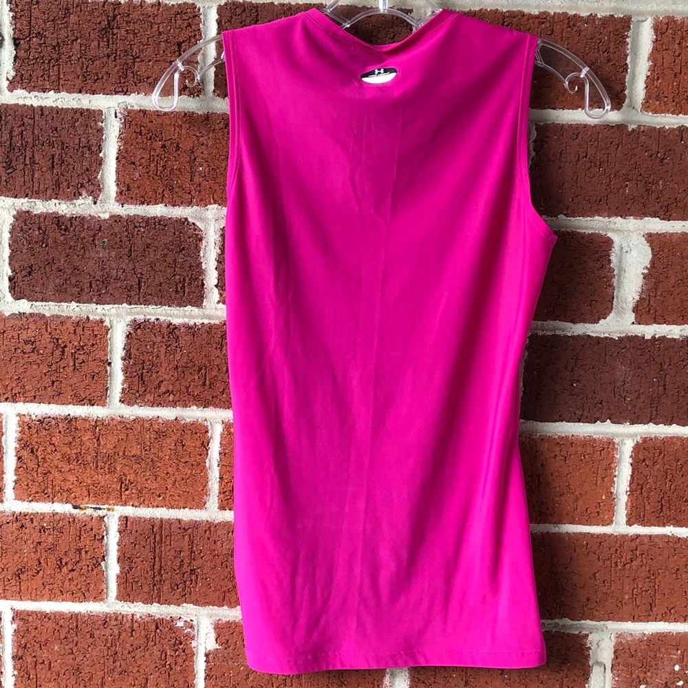 Under Amour Compression Workout Tank Top Magenta/Deep Pink Size Medium —#029 - Picture 13 of 13